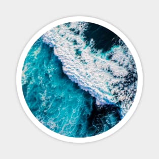 Ocean Waves top view Magnet